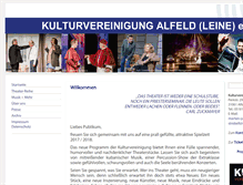 Tablet Screenshot of kulturvereinigung-alfeld.de